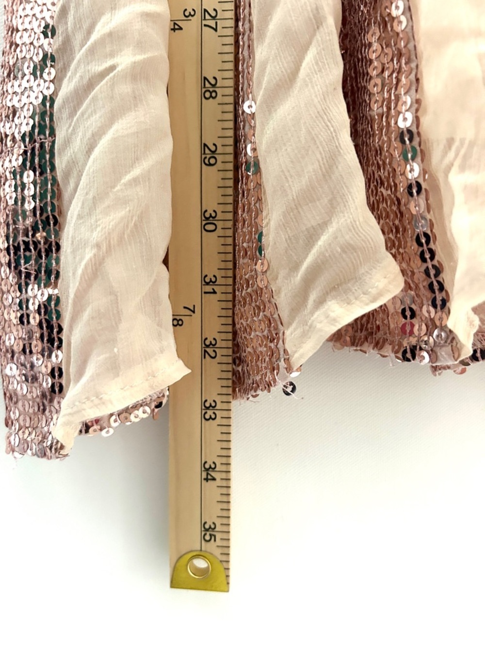 Free People Shimmering Lines Clay Punk Sequin Mini Dress Festival Size Small - Picture 13 of 15